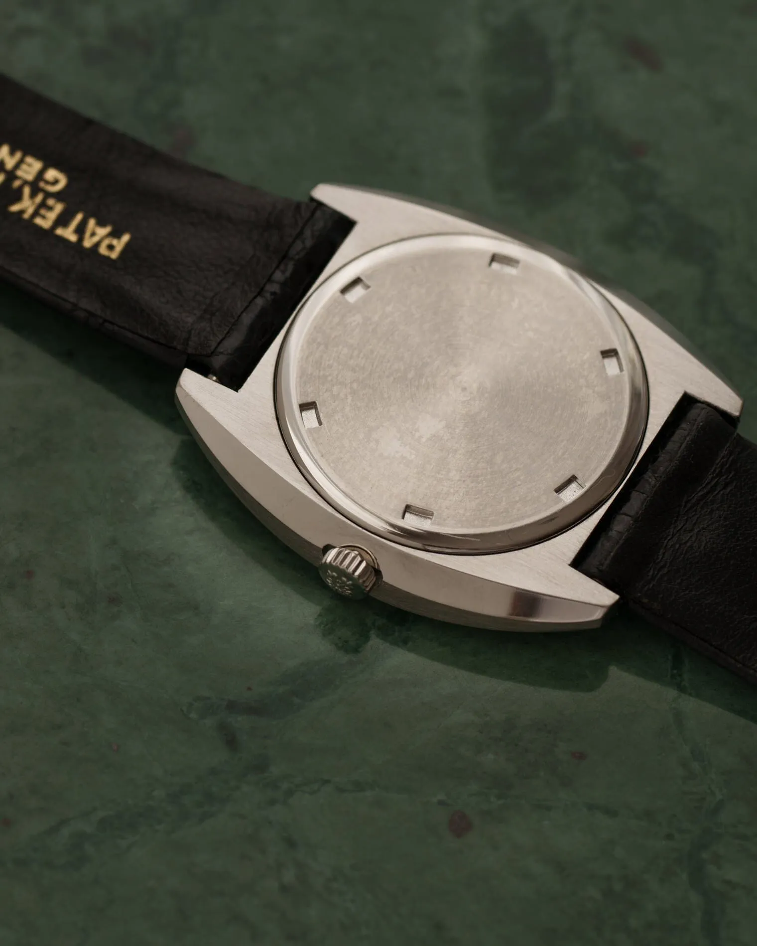 Patek Philippe カラトラバ 3579 スティール ブルーダイアル 修理明細書付き