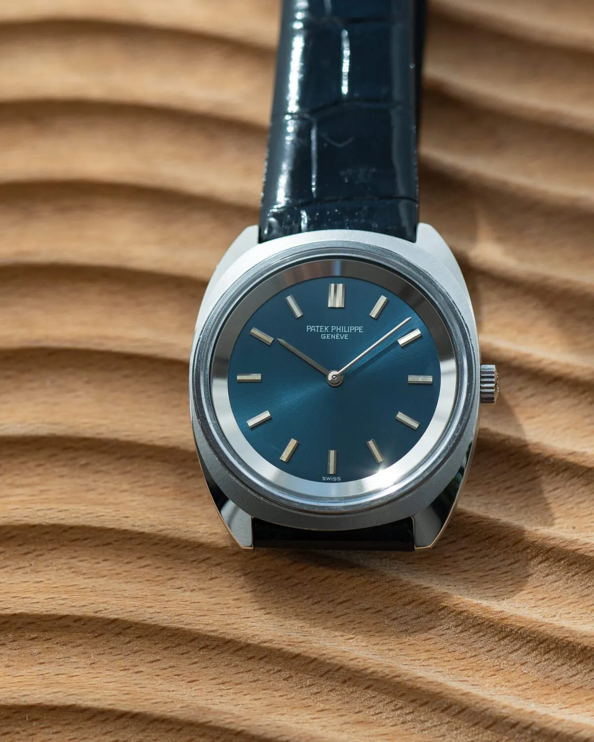 Patek Philippe カラトラバ 3579 SS ブルー アーカイブ付き