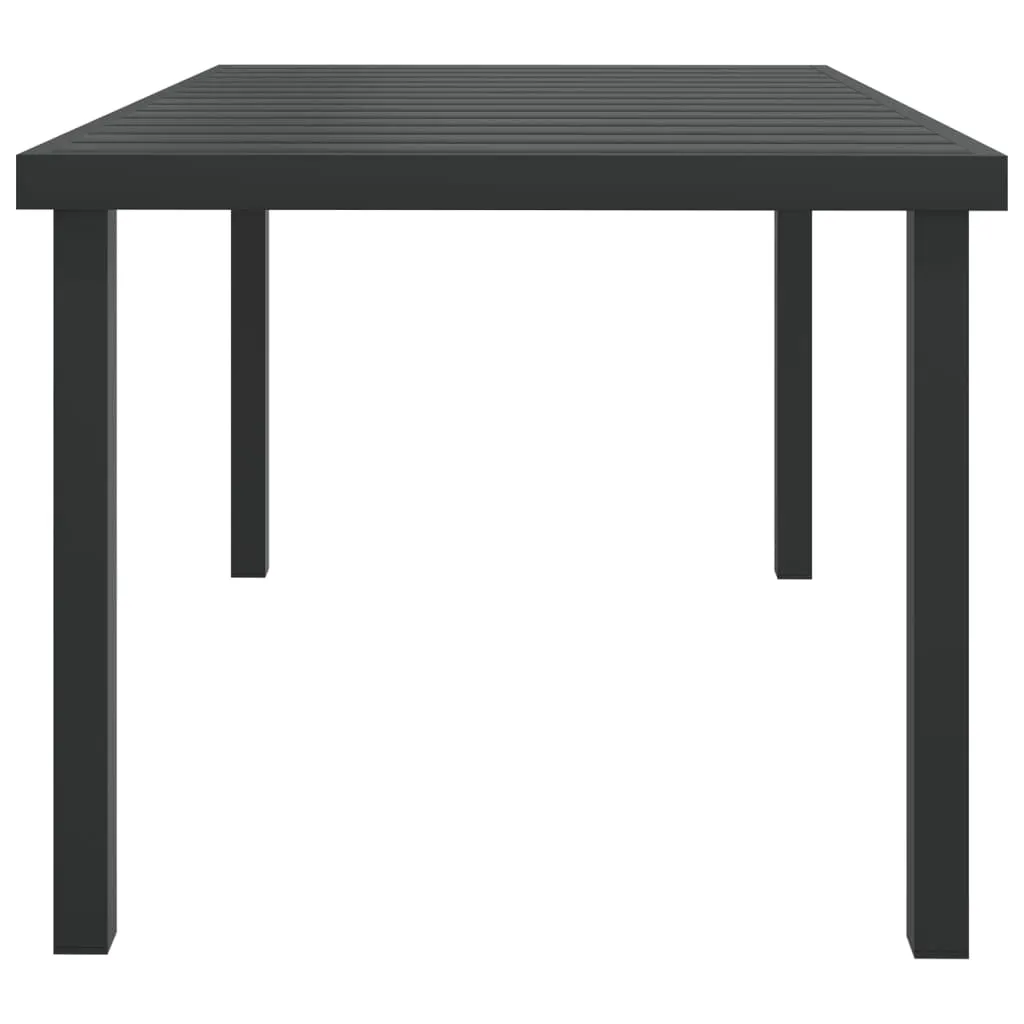 Patio Table Outdoor Furniture Garden Dining Table Aluminum and WPC