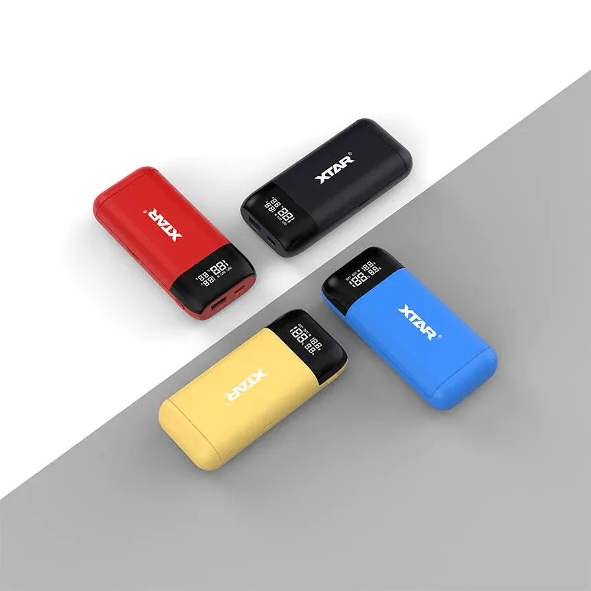 PB2S Two Bay USB-C Battery Bank Charger