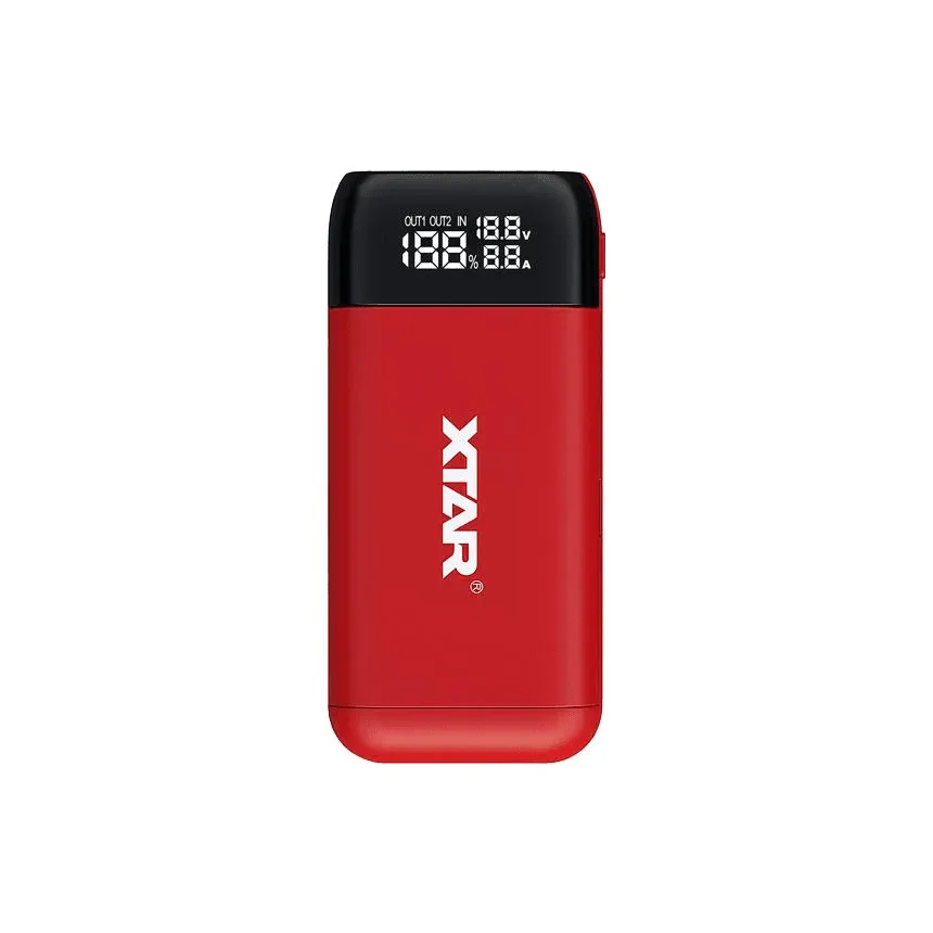 PB2S Two Bay USB-C Battery Bank Charger