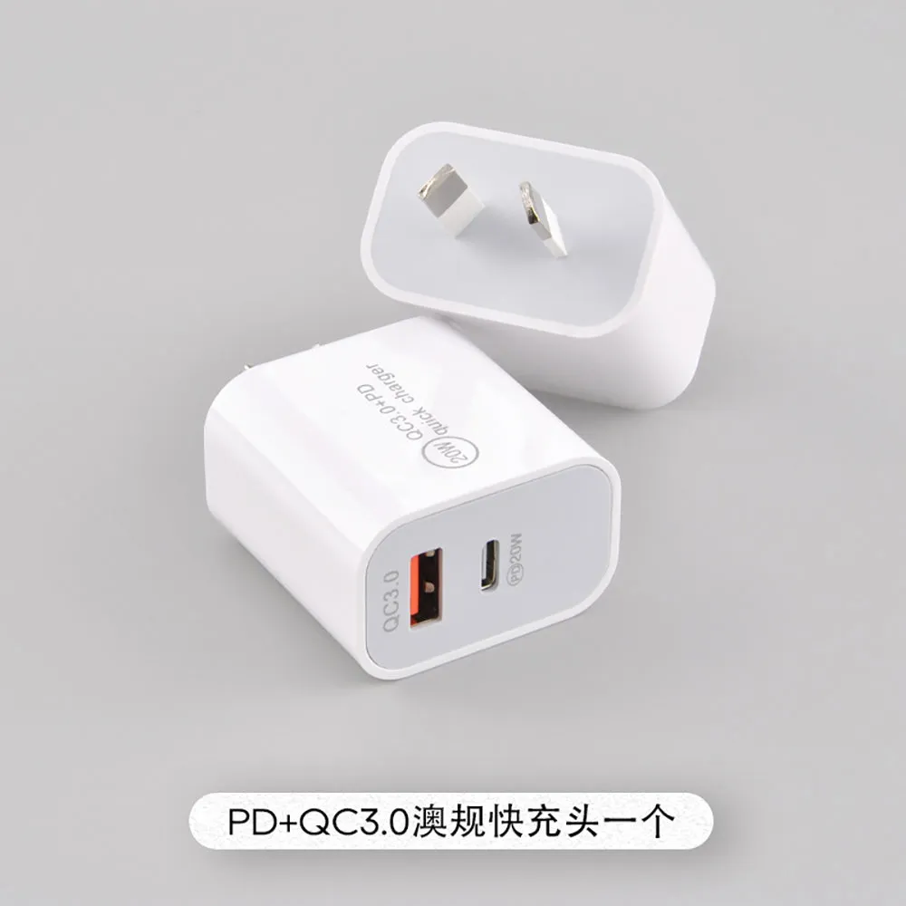 PD QC3.0 Dual Port Quick Charger - 20W