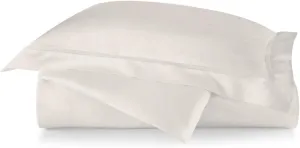 Peacock Alley Lyric Percale Duvet Covers - 500 Thread Count, Made in Italy, Luxury and Comfort - Full/Queen (Platinum)