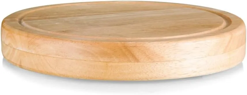 PICNIC TIME NCAA Circo Cheese Board and Knife Set - Charcuterie Board Set - Wood Cutting Board