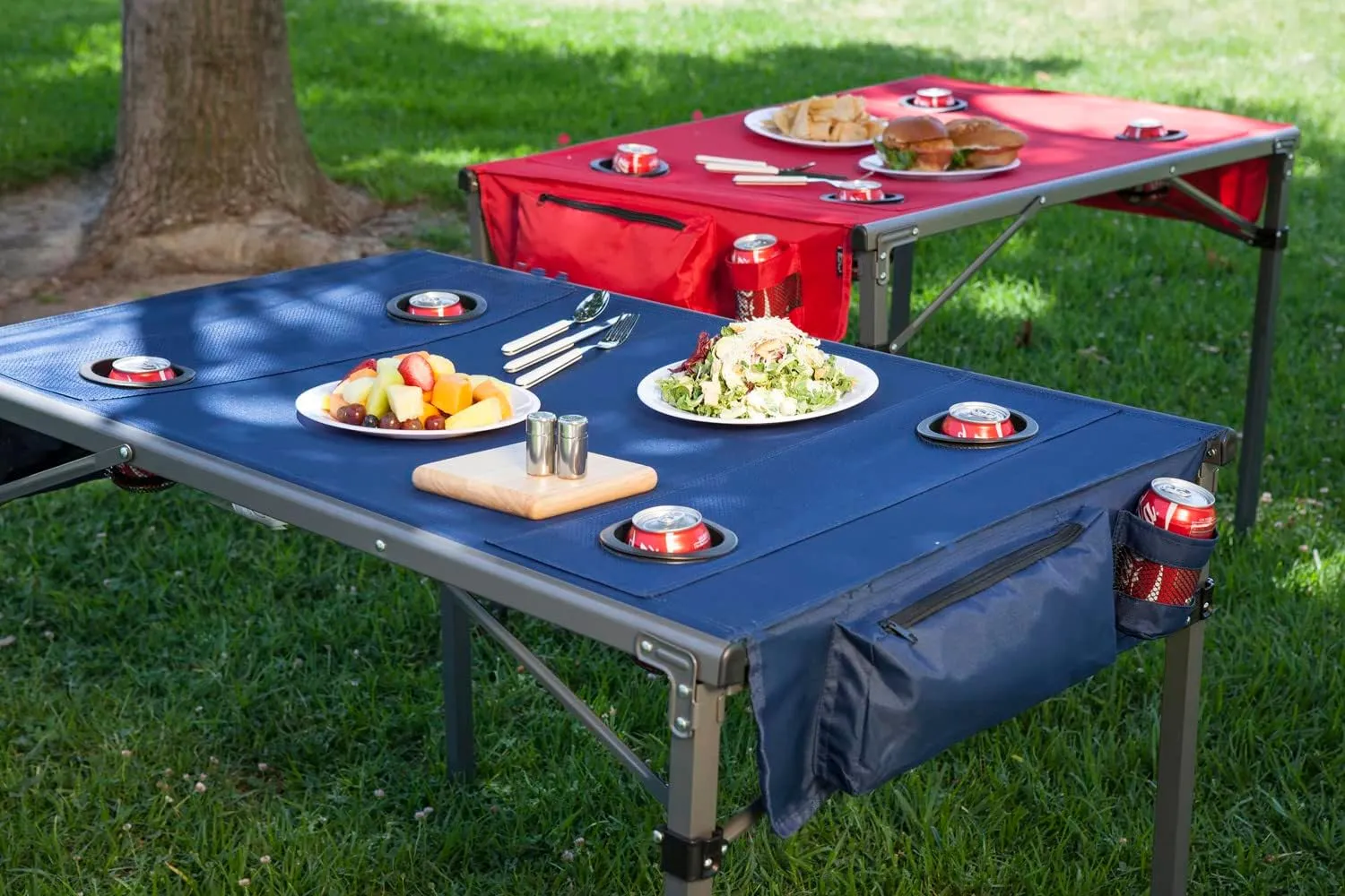PICNIC TIME NCAA Unisex-Adult NCAA Travel Table Portable Folding Table, Camping Table, Outdoor Table with Carry Bag