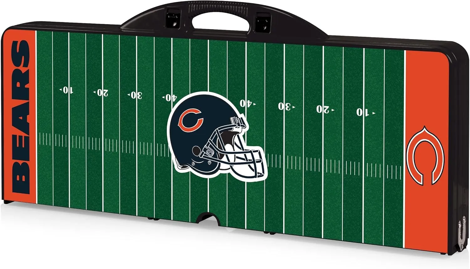 PICNIC TIME NFL Picnic Table Portable Folding Table with Seats and Umbrella
