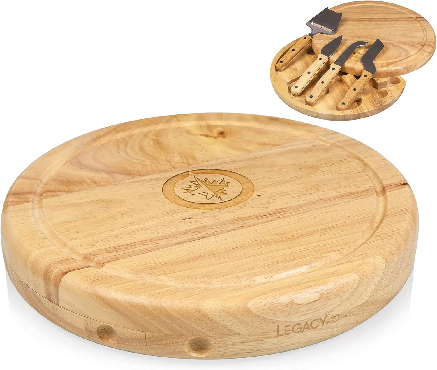 PICNIC TIME NHL Unisex-Adult NHL Circo Cheese Cutting Board & Tools Set