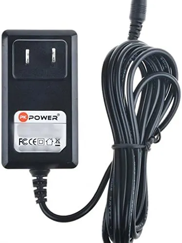 PKPOWER 6.6FT Cable AC/DC Adapter for O2-Cool 02-Cool Model 05912A Portable 10 Indoor/Outdoor Cooling Fan O2Cool 02Cool Power Supply Cord Cable PS Wall Home Charger Mains PSU