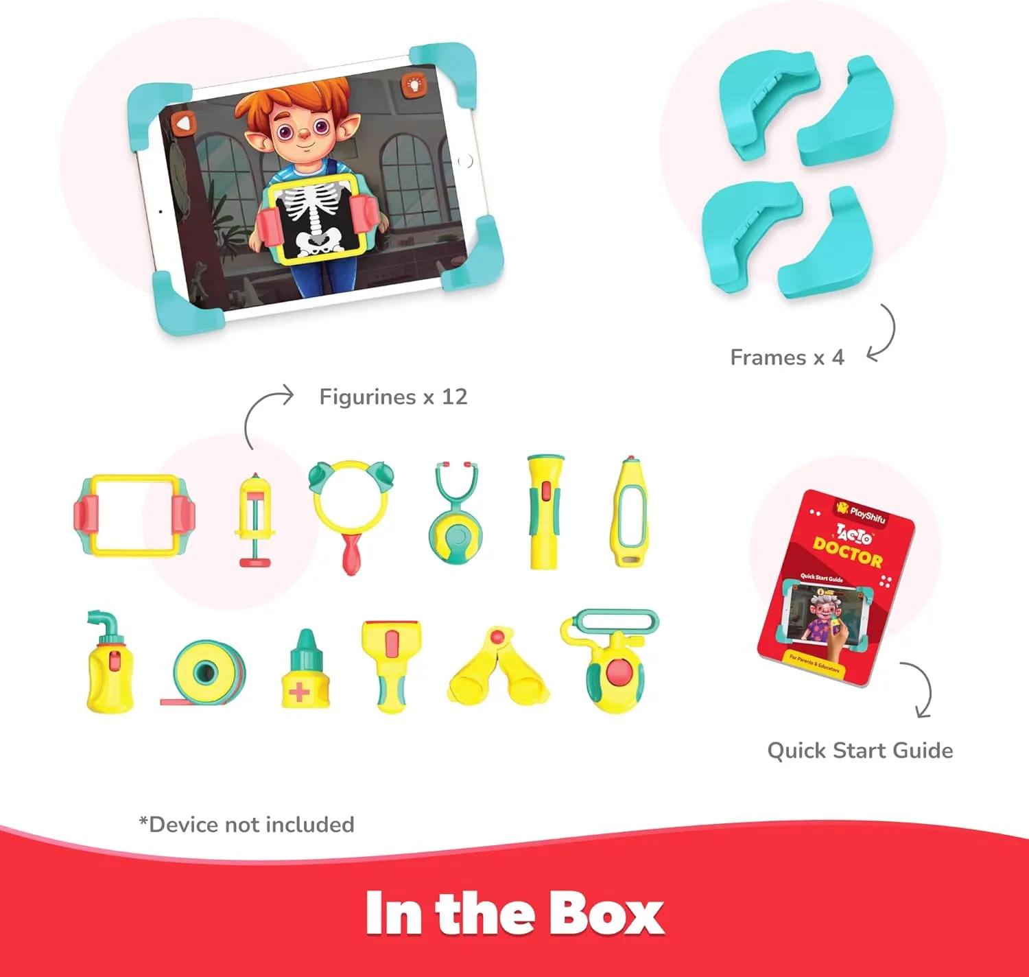 PlayShifu STEM Toys for Kids - Tacto Doctor (Interactive Kit   App) - Pretend Play with Real STEM Learning