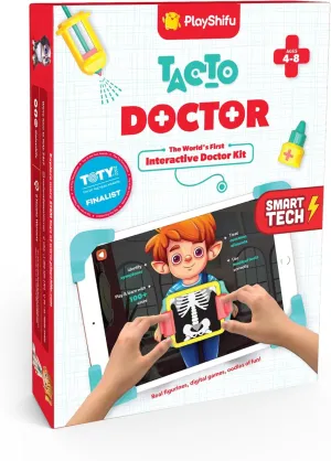 PlayShifu STEM Toys for Kids - Tacto Doctor (Interactive Kit   App) - Pretend Play with Real STEM Learning