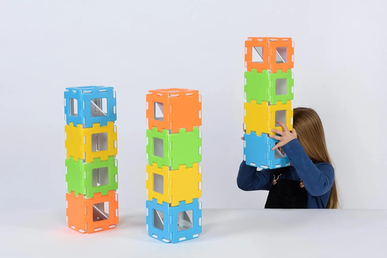 Polydron Kids My First Periscope - Class Construction Set in Multicolored - Educational Toy Interlocking Building Kit - 2  Years - 60 Pieces