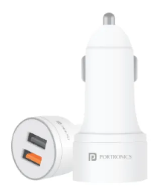 Portronics Car Power QC