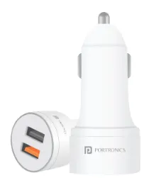 Portronics Car Power QC