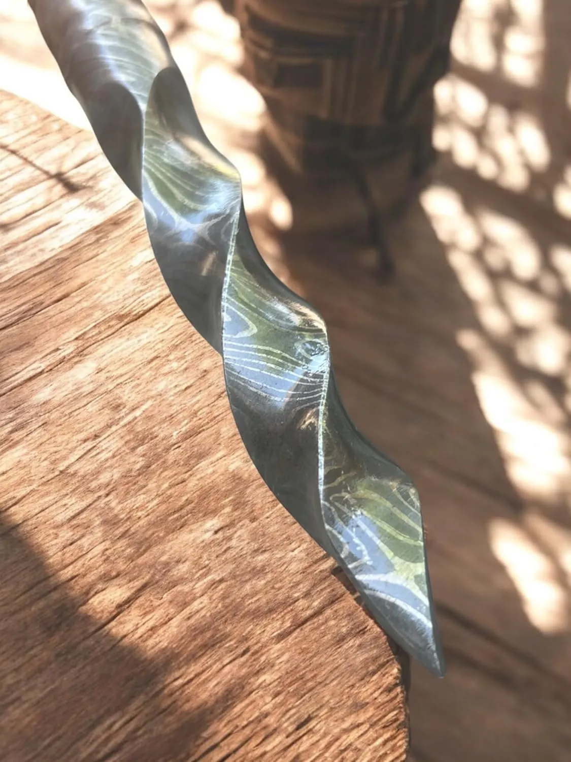 Poshland DG-03 Custom Handmade Damascus Steel- Classic Piece Of ART (DG-21)
