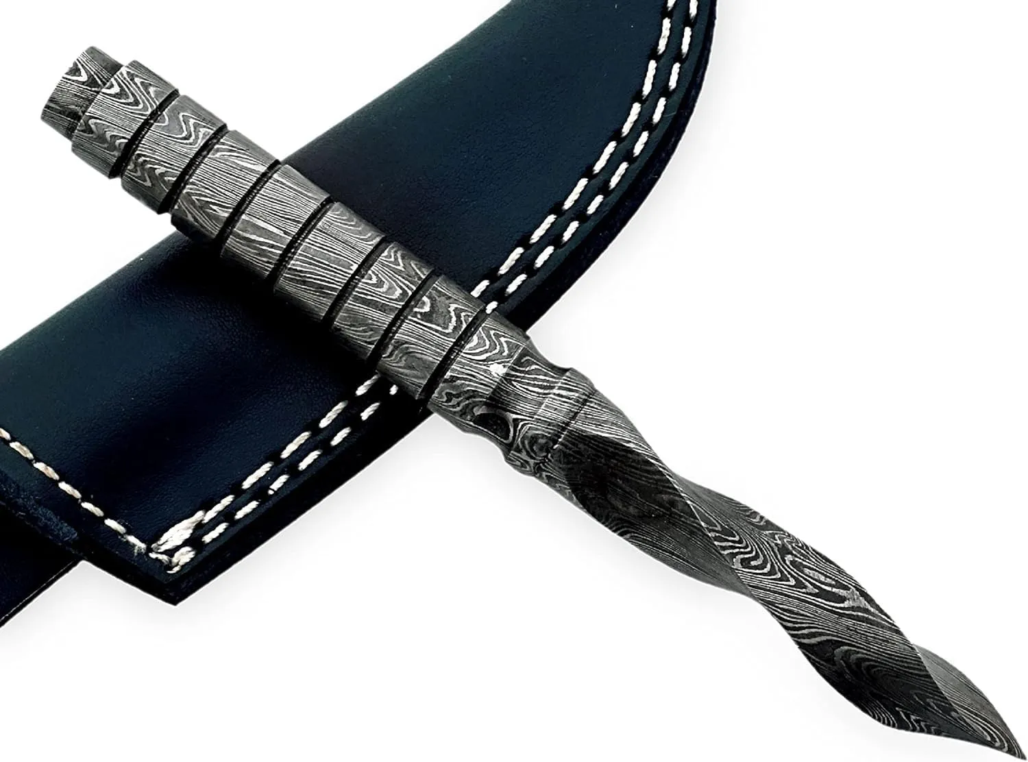 Poshland DG-03 Custom Handmade Damascus Steel- Classic Piece Of ART (DG-21)