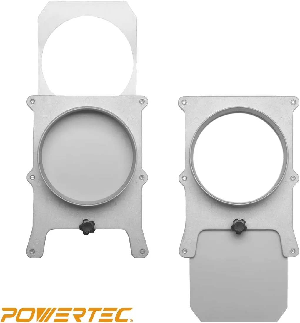 POWERTEC 70166V Blast Gate, 5", 1 PK