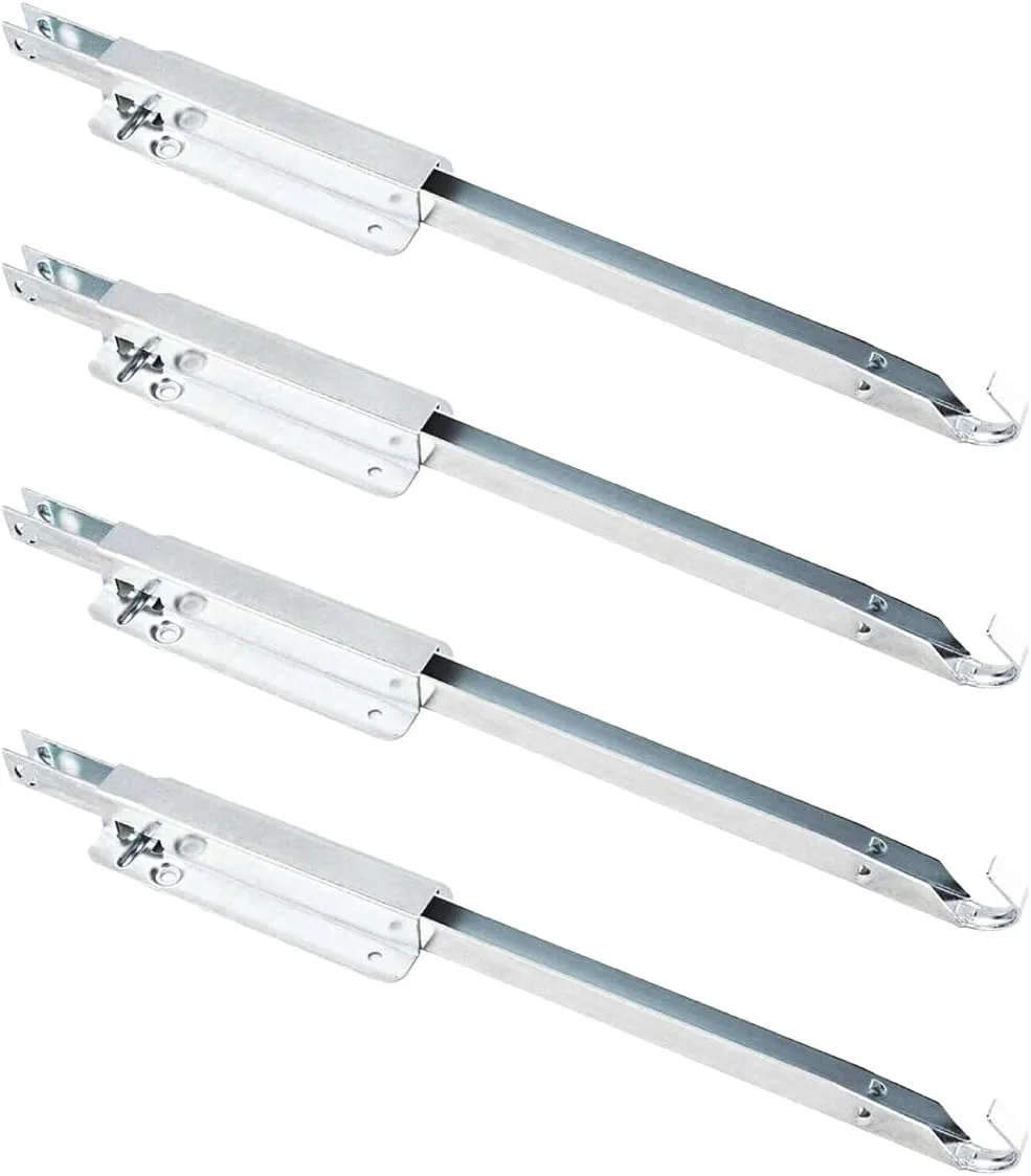 POWERTEC Metal Drop Leaf Table Supports 4PK, Sliding Hardware for Folding Kitchen and Dining Tables, RV Bracket (71426-P2V)