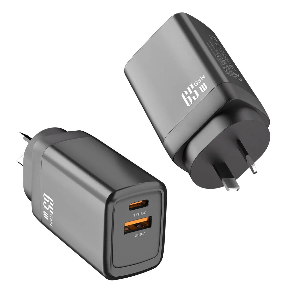 PowR 65W Dual USB GaN Charger