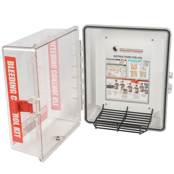 PUBLIC ACCESS BLEEDING CONTROL CLEAR WALL CASE