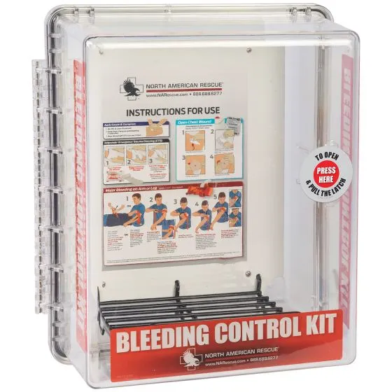 PUBLIC ACCESS BLEEDING CONTROL CLEAR WALL CASE