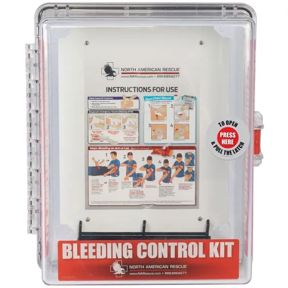 PUBLIC ACCESS BLEEDING CONTROL CLEAR WALL CASE