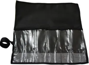 Qty 3 Fishing 6-Pocket Roll-up Trolling TACKLE Storage Jig Lures Bags - Black