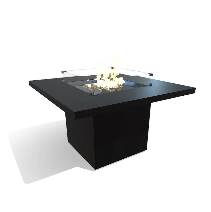 Quad Dining Fire Table (Tabletop) - Aluminum