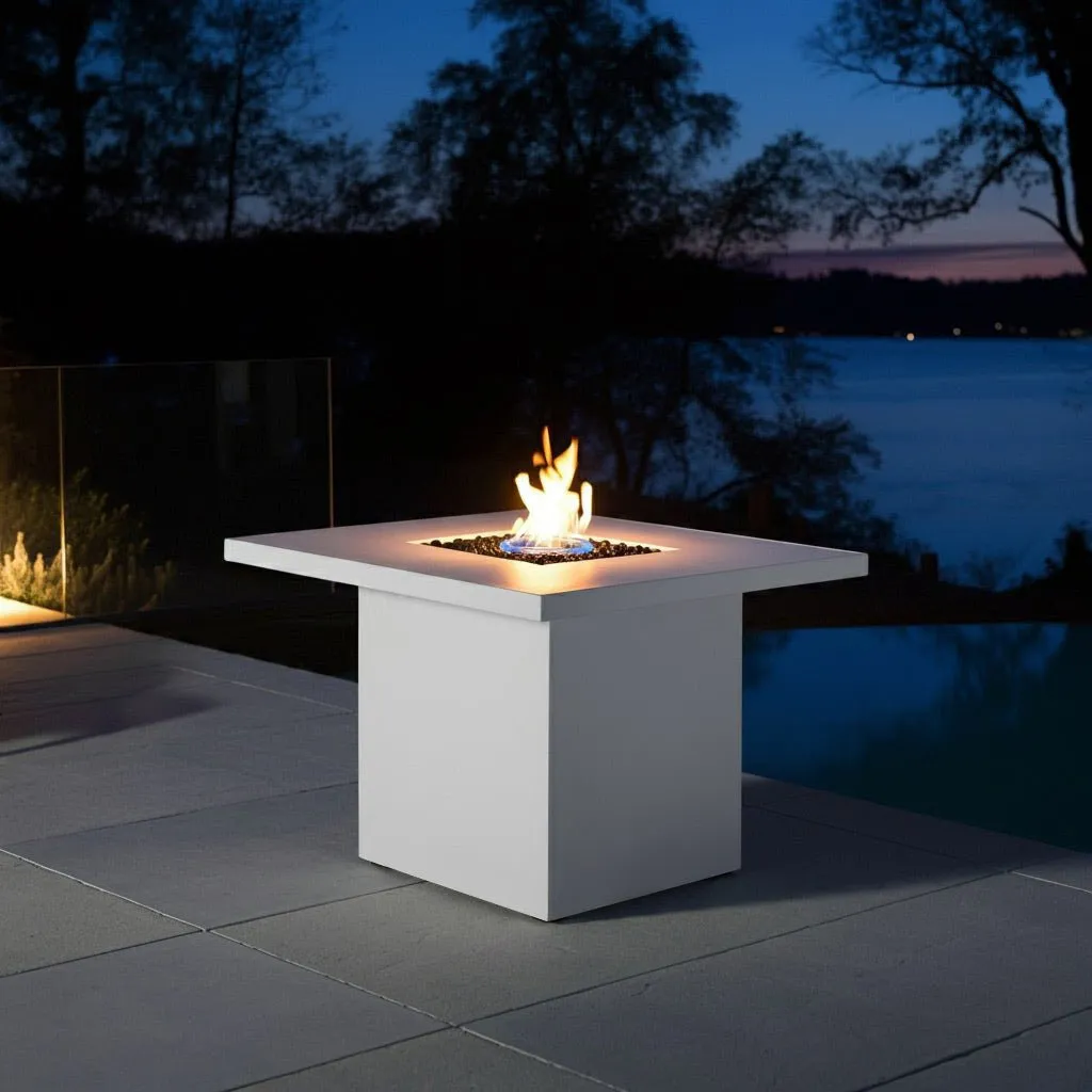 Quad Dining Fire Table (Tabletop) - Aluminum