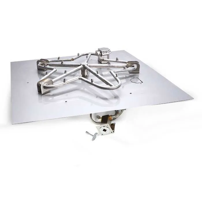 Quad Dining Fire Table (Tabletop) - Aluminum