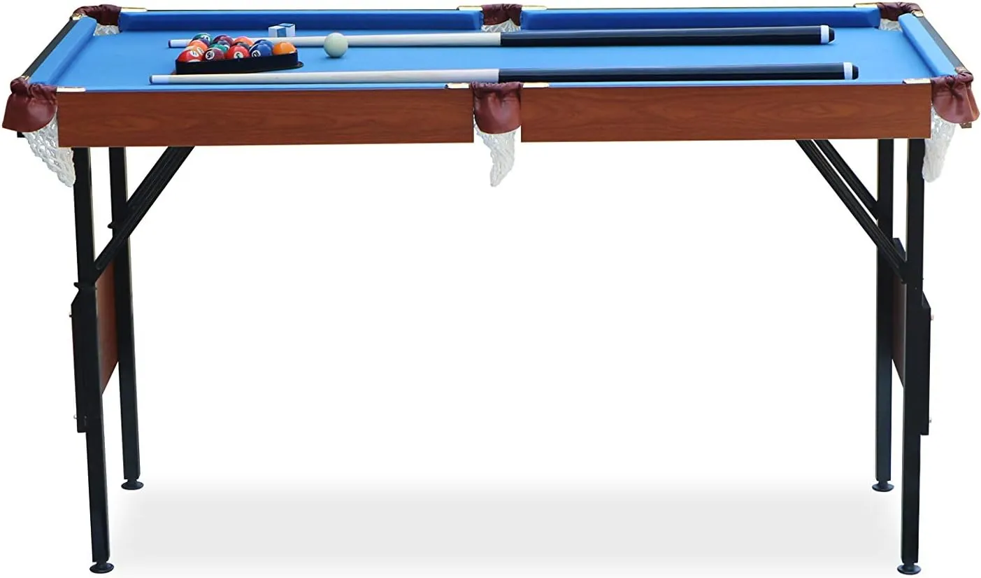 RACK Crux 55-inch Folding Billiard/Pool Table - Portable and Space-Saving Entertainment!