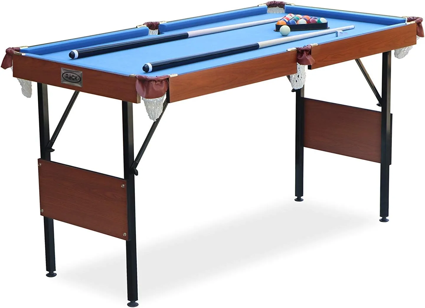 RACK Crux 55-inch Folding Billiard/Pool Table - Portable and Space-Saving Entertainment!