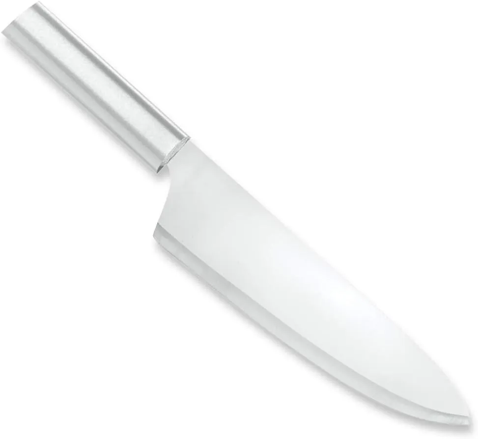 Rada Cutlery French Chef Knife (R131), 8.5" Stainless Steel Hollow Ground Blade, Made in USA, Silver Handle