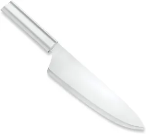 Rada Cutlery French Chef Knife (R131), 8.5" Stainless Steel Hollow Ground Blade, Made in USA, Silver Handle