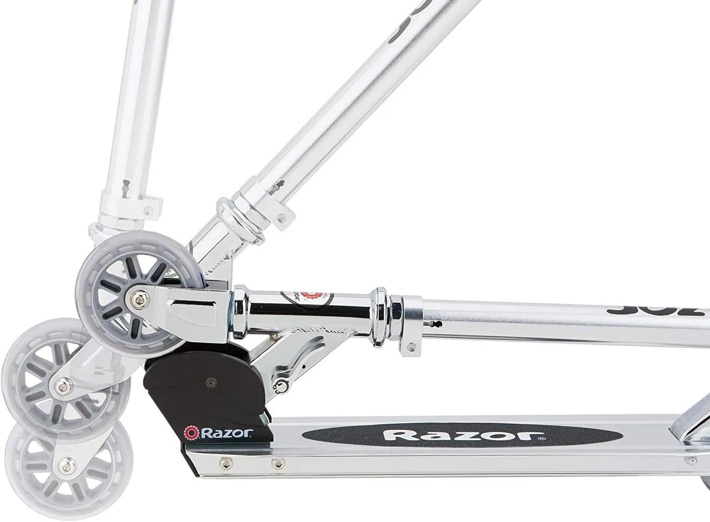 Razor AW Kick Scooter for Kids - Wheelie Bar, Lightweight, Foldable, Aluminum Frame, and Adjustable Handlebars