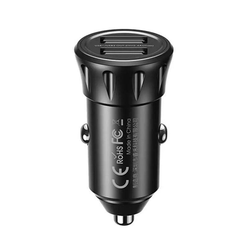 RCC236- 3 IN 1 Cables Car Charger (Black)
