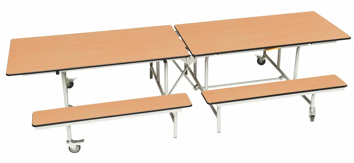 Rectangular Mobile Folding Bench Unit- Age Range 5-11