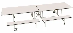 Rectangular Mobile Folding Bench Unit- Age Range 5-11