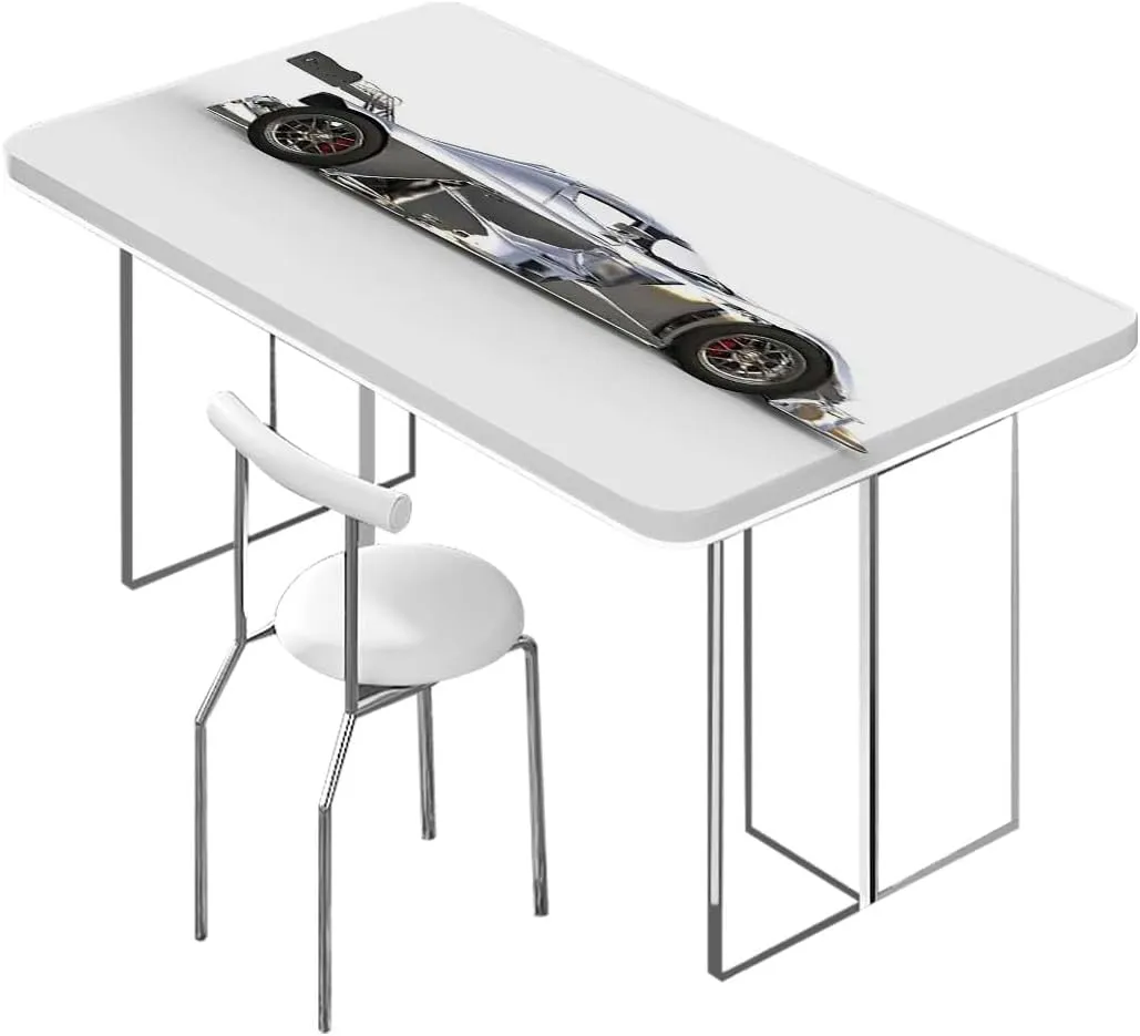 Red Black Fitted Tablecloth for Rectangle Table Modern Era Sports Car Designed Rectangle Table Cover for Outdoor Picnic Camping Parties,for 4 Foot Tables Cars