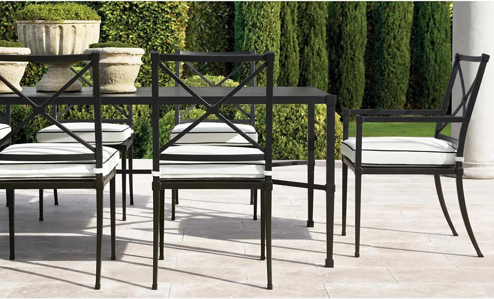 RH Trousdale Cast Aluminum Dining Table