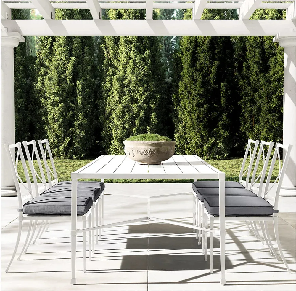 RH Trousdale Cast Aluminum Dining Table