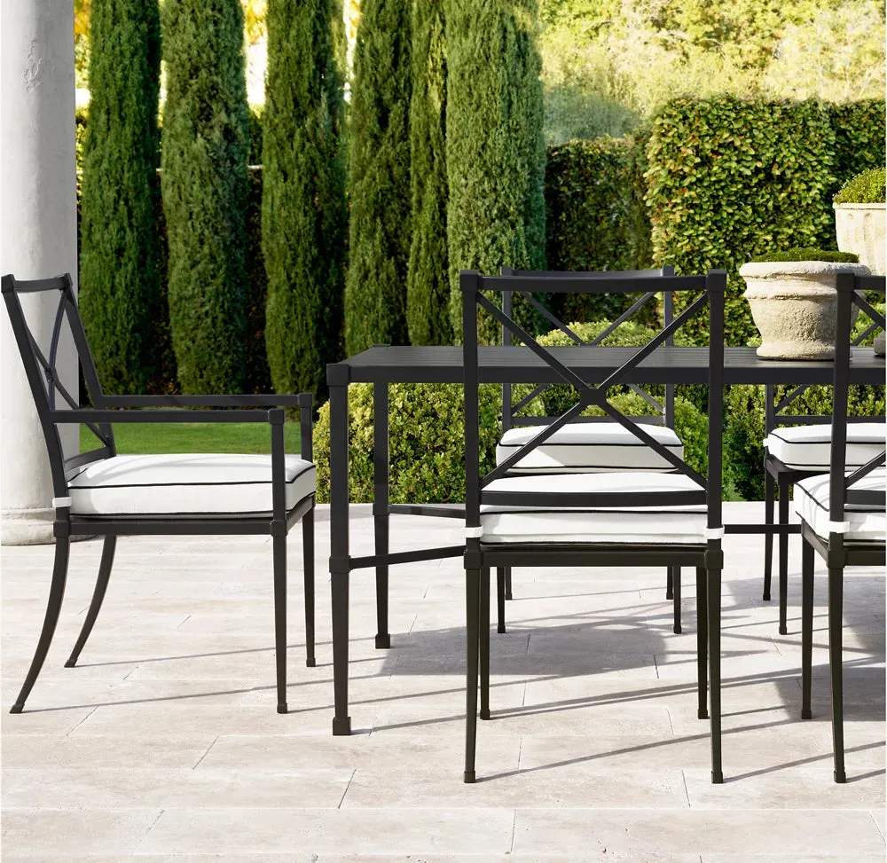 RH Trousdale Cast Aluminum Dining Table
