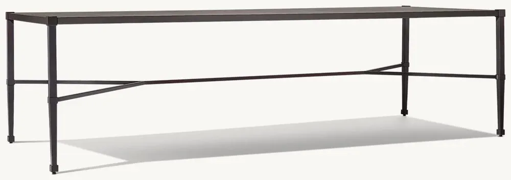 RH Trousdale Cast Aluminum Dining Table
