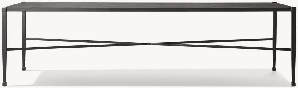 RH Trousdale Cast Aluminum Dining Table