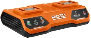 RIDGID 18V Dual Port Simultaneous Charger AC86095 (Bulk Packaged)