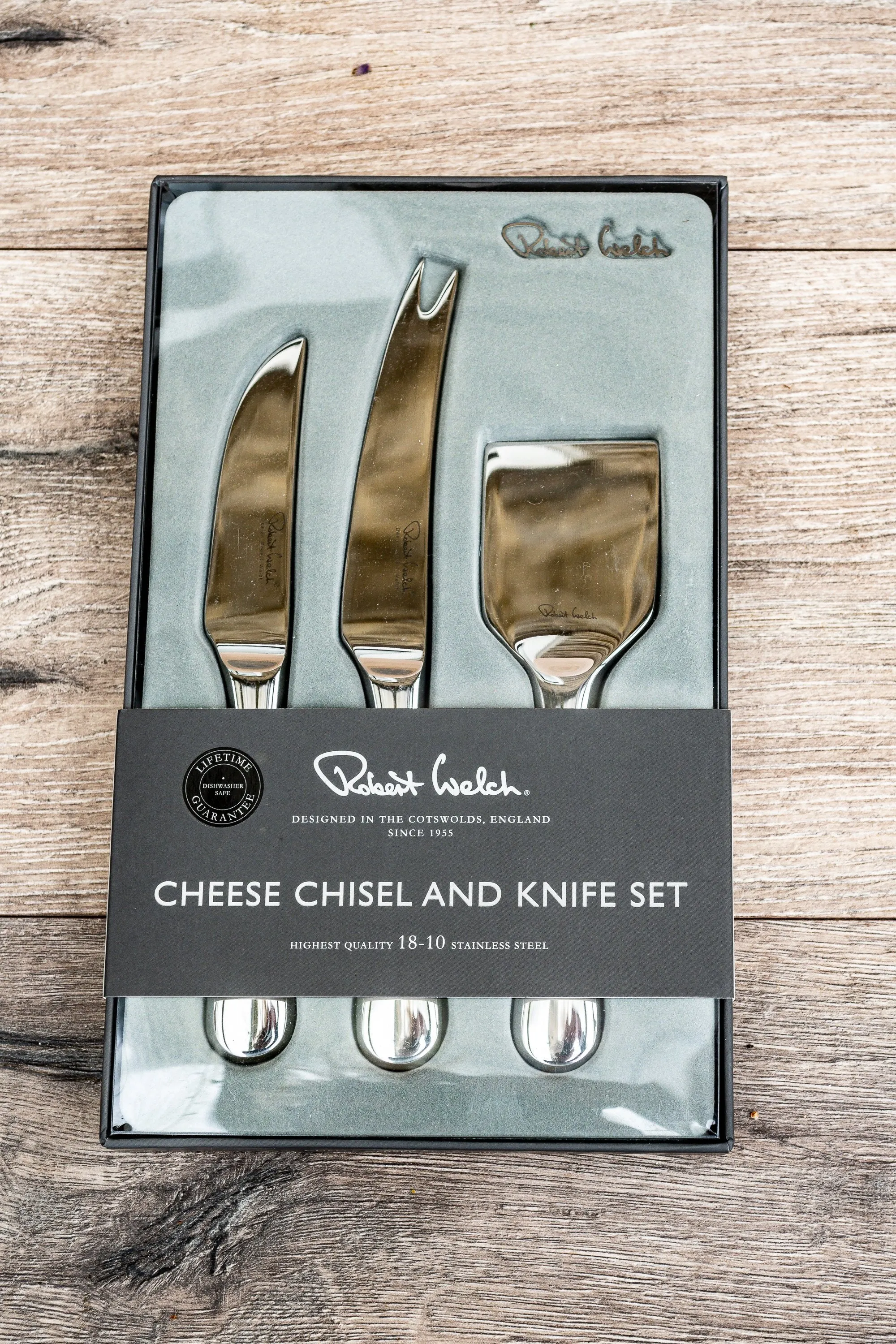 Robert Welch Cheese Chisel and Knife Set 3pc