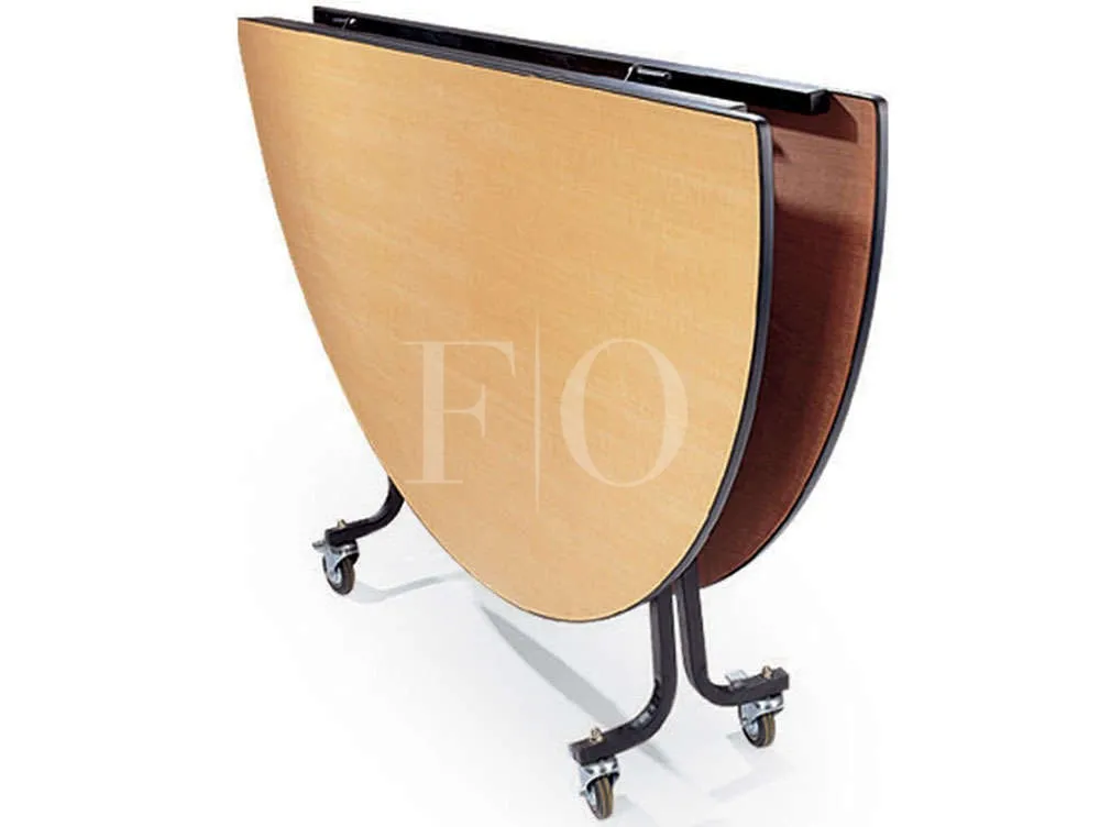 Round Mobile Folding Table