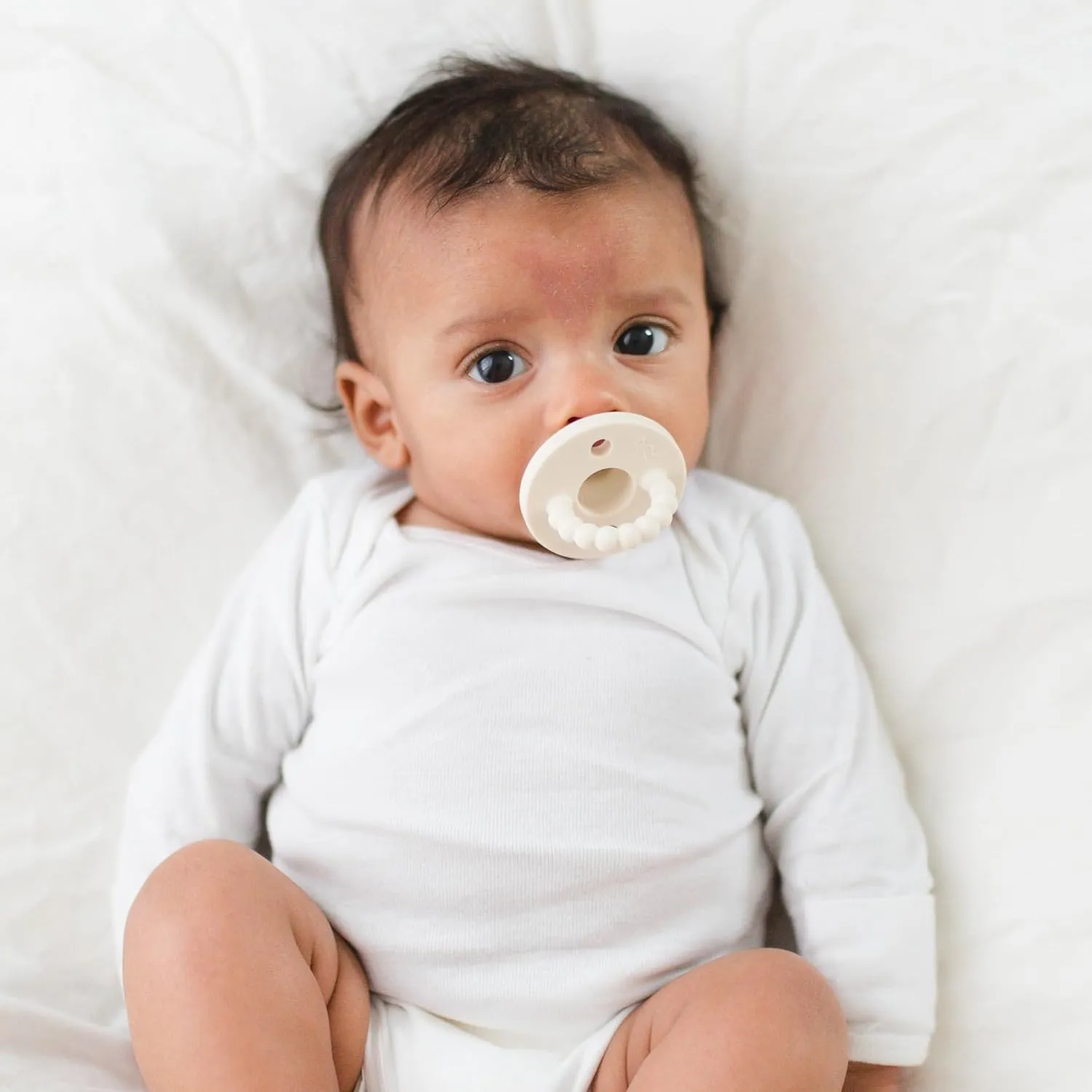 Ryan & Rose Cutie PAT Silicone Pacifier Teether (Starter Kit, Neutral)