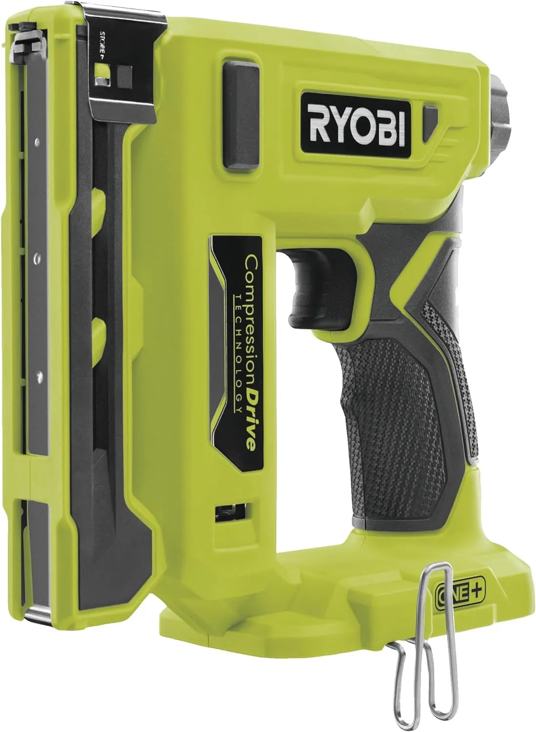 Ryobi 18-Volt ONE  Cordless Compression Drive 3/8 in. Crown Stapler (Tool Only) P317