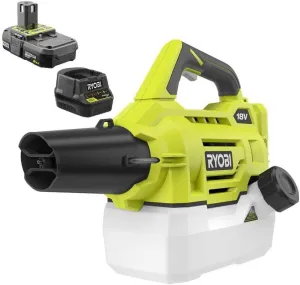 RYOBI ONE  18-Volt Lithium-Ion Cordless Mister with 2.0 Ah Battery and Charger Included Green