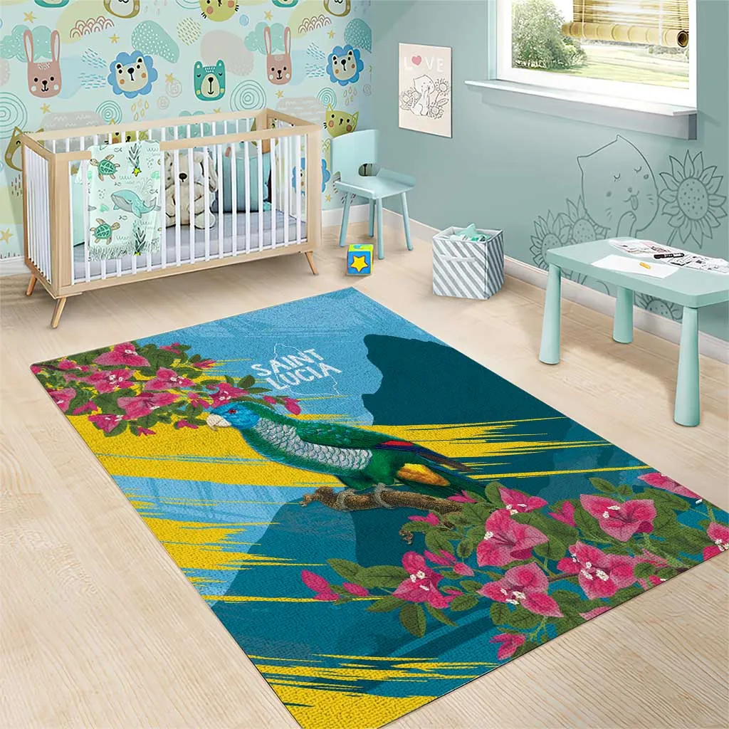 Saint Lucia Afro Area Rug Tropical Vibes LT7